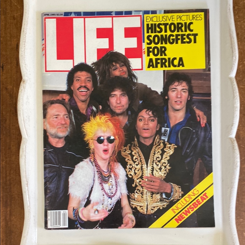 LIFE Magazine April 1985 - Bruce Springsteen, Michael Jackson, Bob Dylan